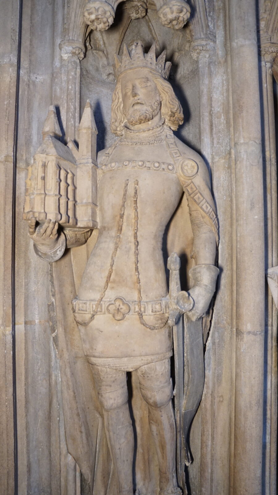 Rechtes Gewände/ Herzog Rudolf IV. · Rechte: Archiv der Dombauhütte St.Stephan