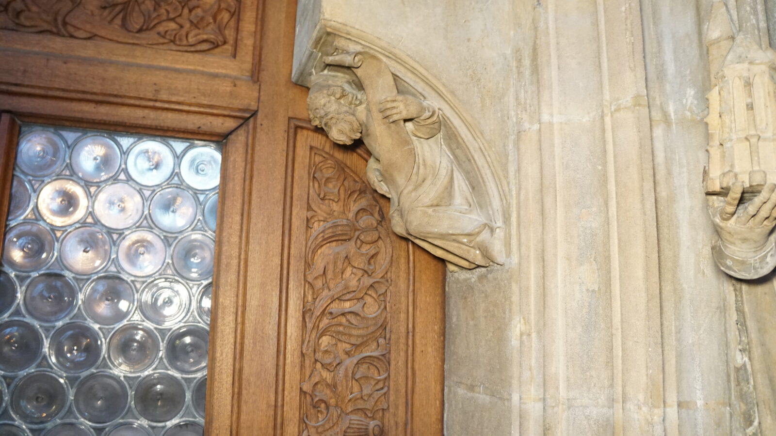 Rechte Konsolfigur/ Prophet · Rechte: Archiv der Dombauhütte St.Stephan