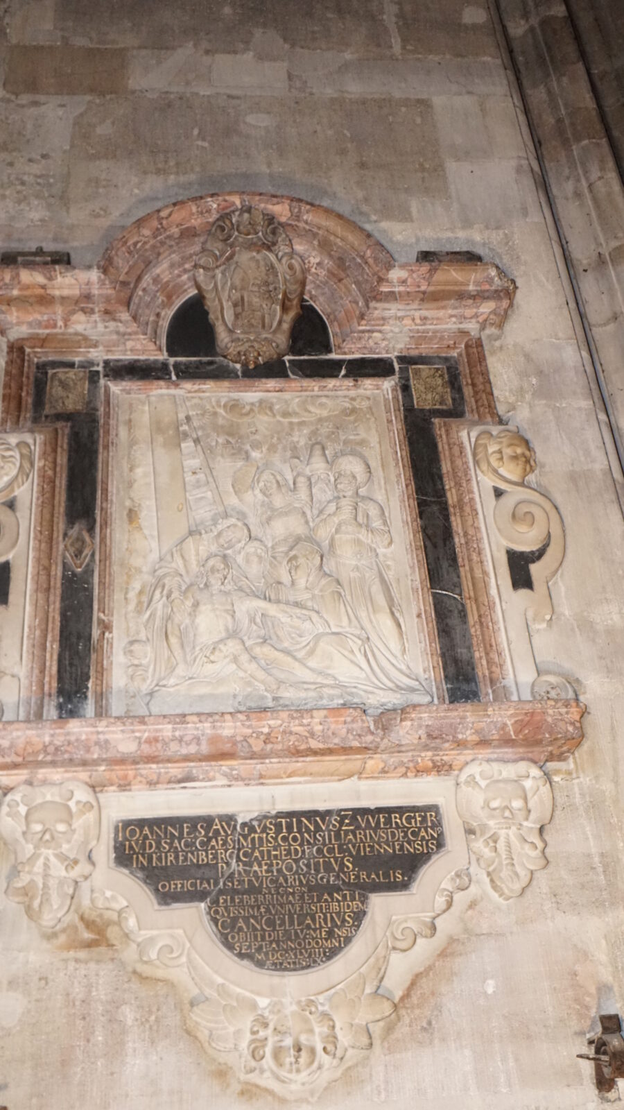 Zwerger Epitaph · Rechte: Archiv der Dombauhütte St.Stephan