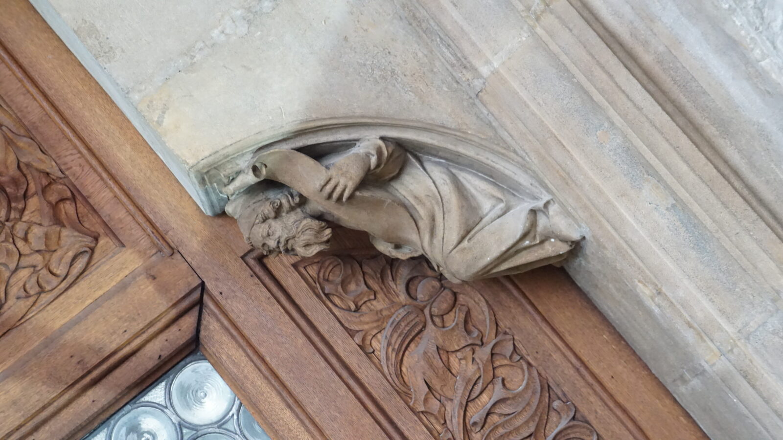 Rechte Konsolfigur/ Prophet · Rechte: Archiv der Dombauhütte St.Stephan