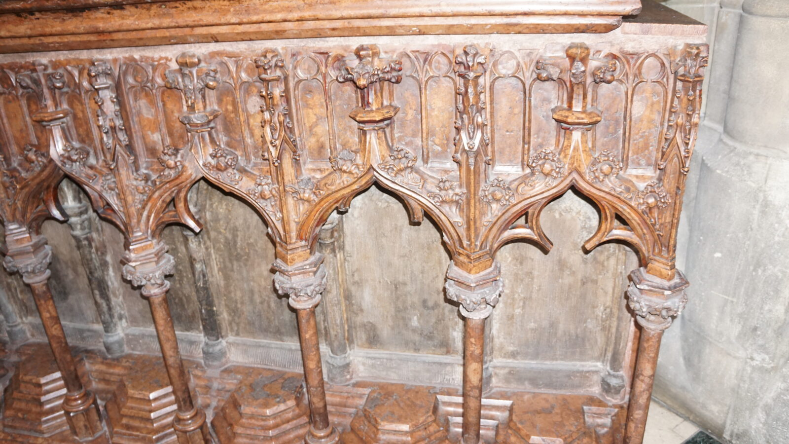 Fragment: Nordwestliche Arkatur · Rechte: Archiv der Dombauhütte St.Stephan