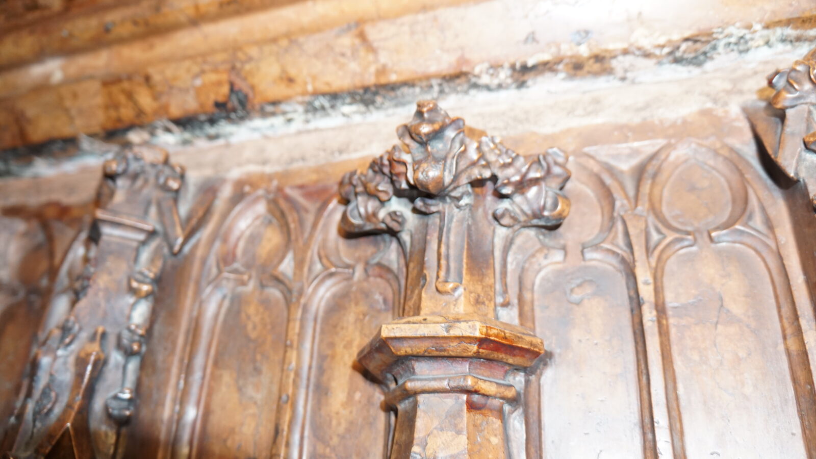 Fragment Nördliche Arkatur,Blendmaßwerke · Rechte: Archiv der Dombauhütte St.Stephan