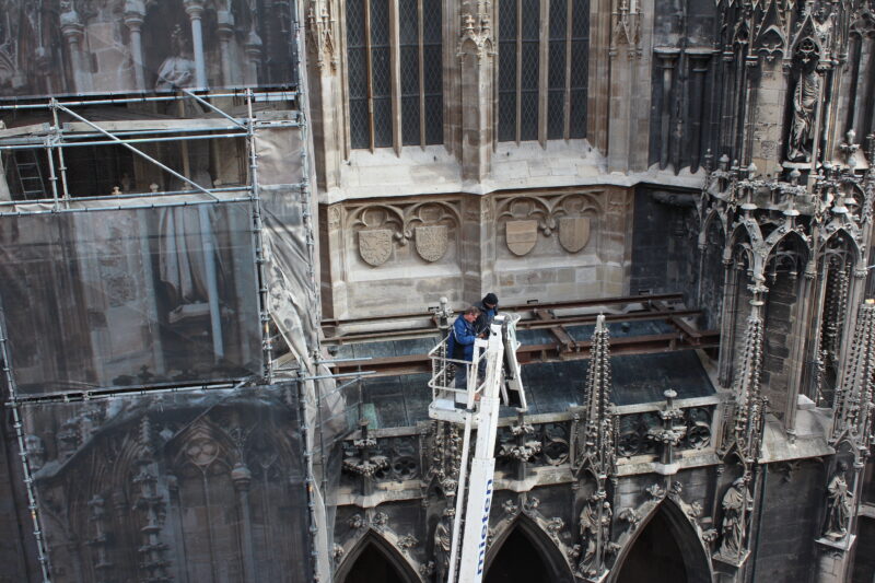 Südturm/Hubsteiger/Primtor/Wappen · Rechte: Archiv der DBH