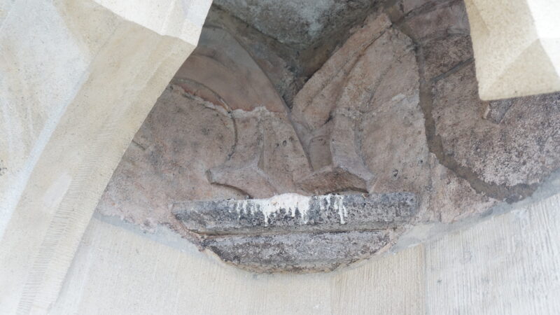 Fassade Maßwerk zwischen Konsolen · Rechte: Archiv der Dombauhütte St.Stephan