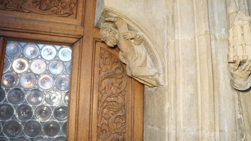 Rechte Konsolfigur/ Prophet · Rechte: Archiv der Dombauhütte St.Stephan