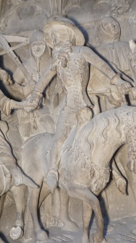 Tympanon Fragment: Abschieds-Szene · Rechte: Archiv der Dombauhütte St.Stephan