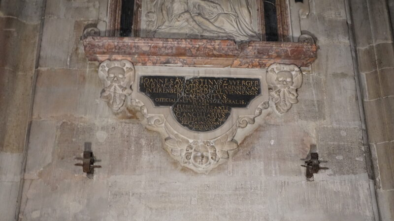 Zwerger Epitaph · Rechte: Archiv der Dombauhütte St.Stephan
