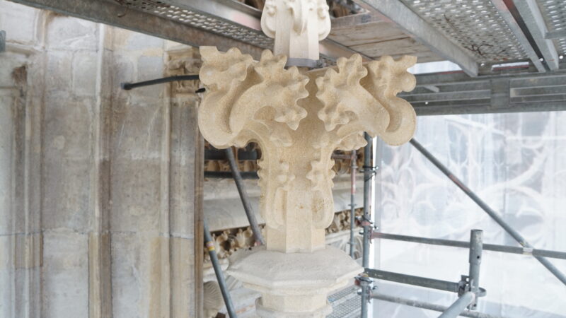 Kreuzblume Fragment · Rechte: Archiv der Dombauhütte St.Stephan